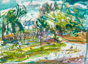 Fogo Island, 2008-2011, oil/canvas, 20x20"
