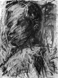 Susan, 2007, charcoal/paper, 30x23"